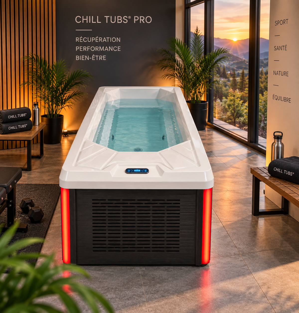 CHILL TUBS® PRO – Bain froid professionnel premium 700 L