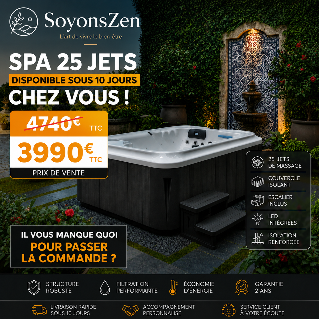 SPA SMALL 2520 - 2 places - 25 Jets
