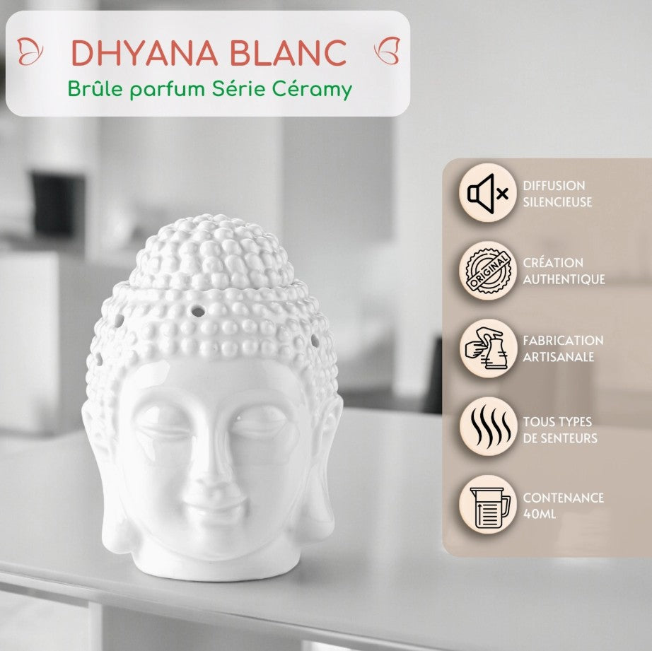 Bruleur de Parfum Bouddha en Céramique