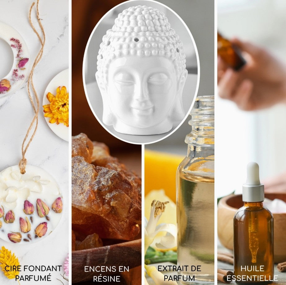 Bruleur de Parfum Bouddha en Céramique