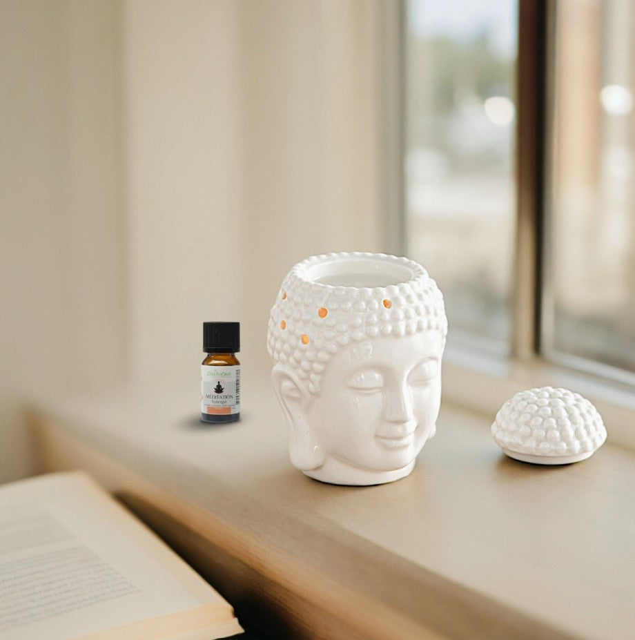 Bruleur de Parfum Bouddha en Céramique